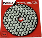 Diamentowy dysk szlifierski 100mm z rzepem granulacja 400 PRO-WT163