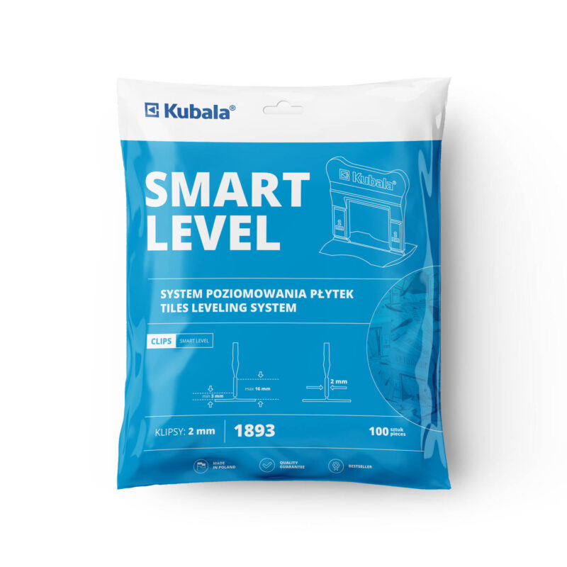 Klipsy 2 mm SMART LEVEL – opakowanie 100 szt.