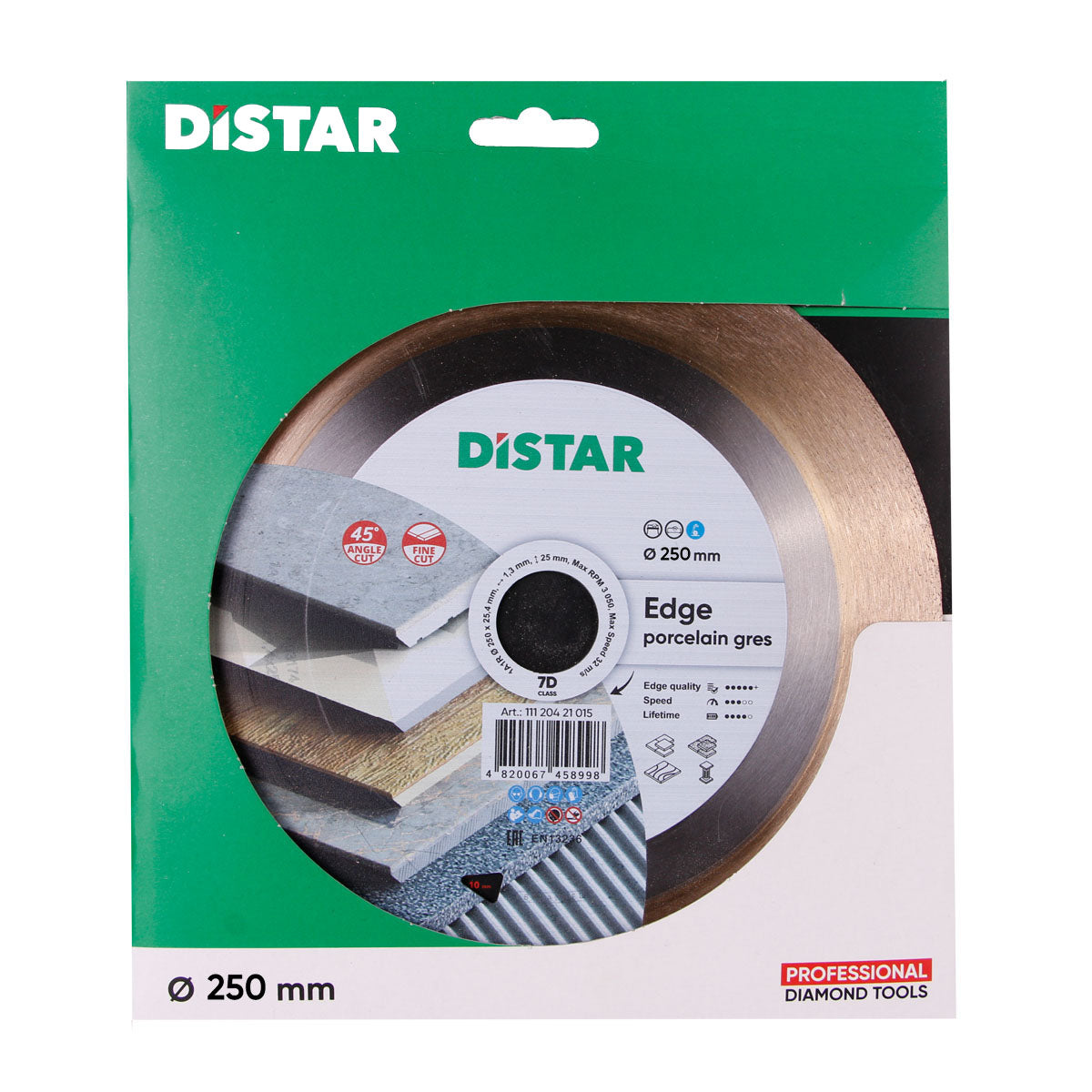 Diamentowa tarcza tnąca 1A1R 250 Edge