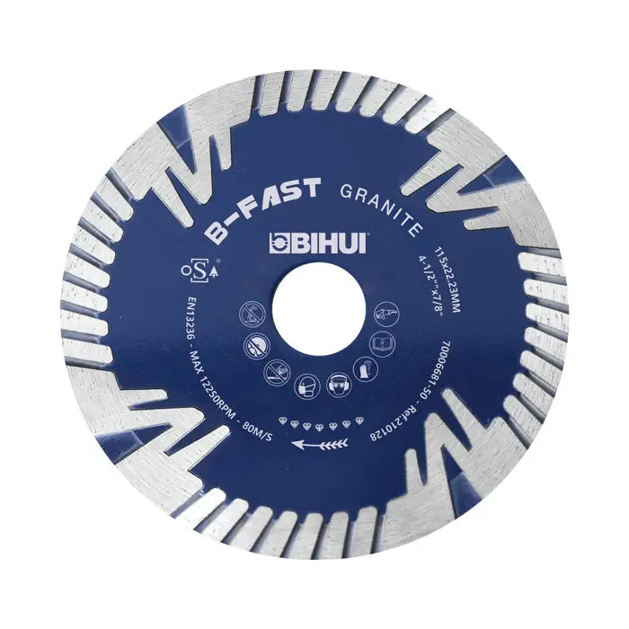 BIHUI TARCZA DIAMENTOWA B-FAST DO TWARDYCH MATERIAŁÓW 115mm