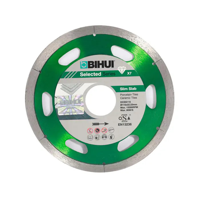 BIHUI DCDS115 TARCZA DIAMENTOWA B-SLIM SEGMENTOWA DO CIĘCIA PŁYTEK WĄSKA 115MM