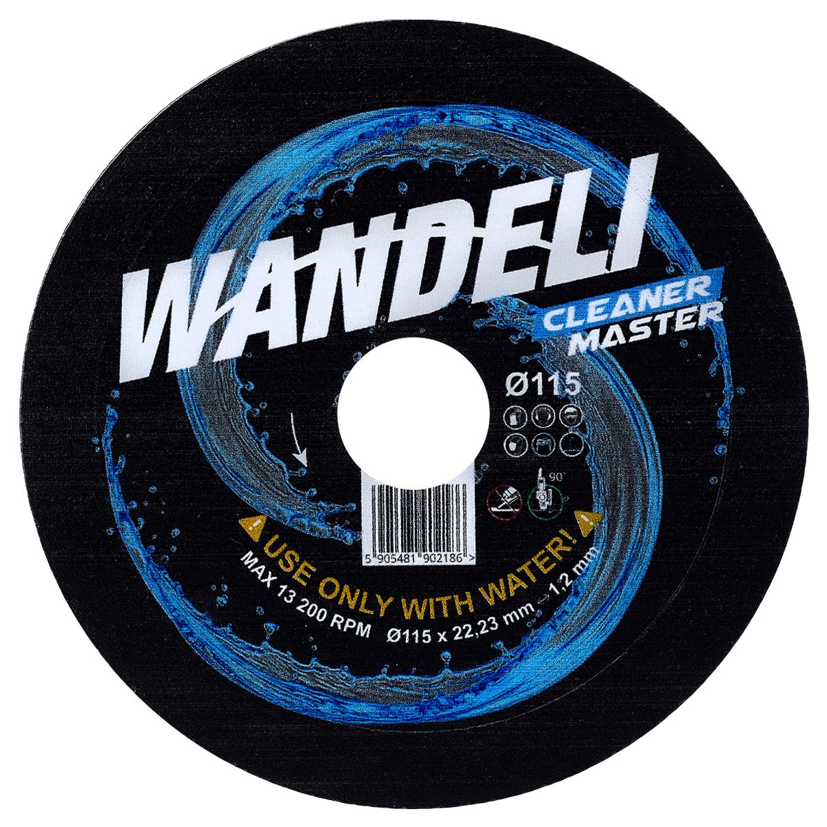 Tarcza WANDELI CLEANER MASTER Ø115mm 22,23mm 1,2mm