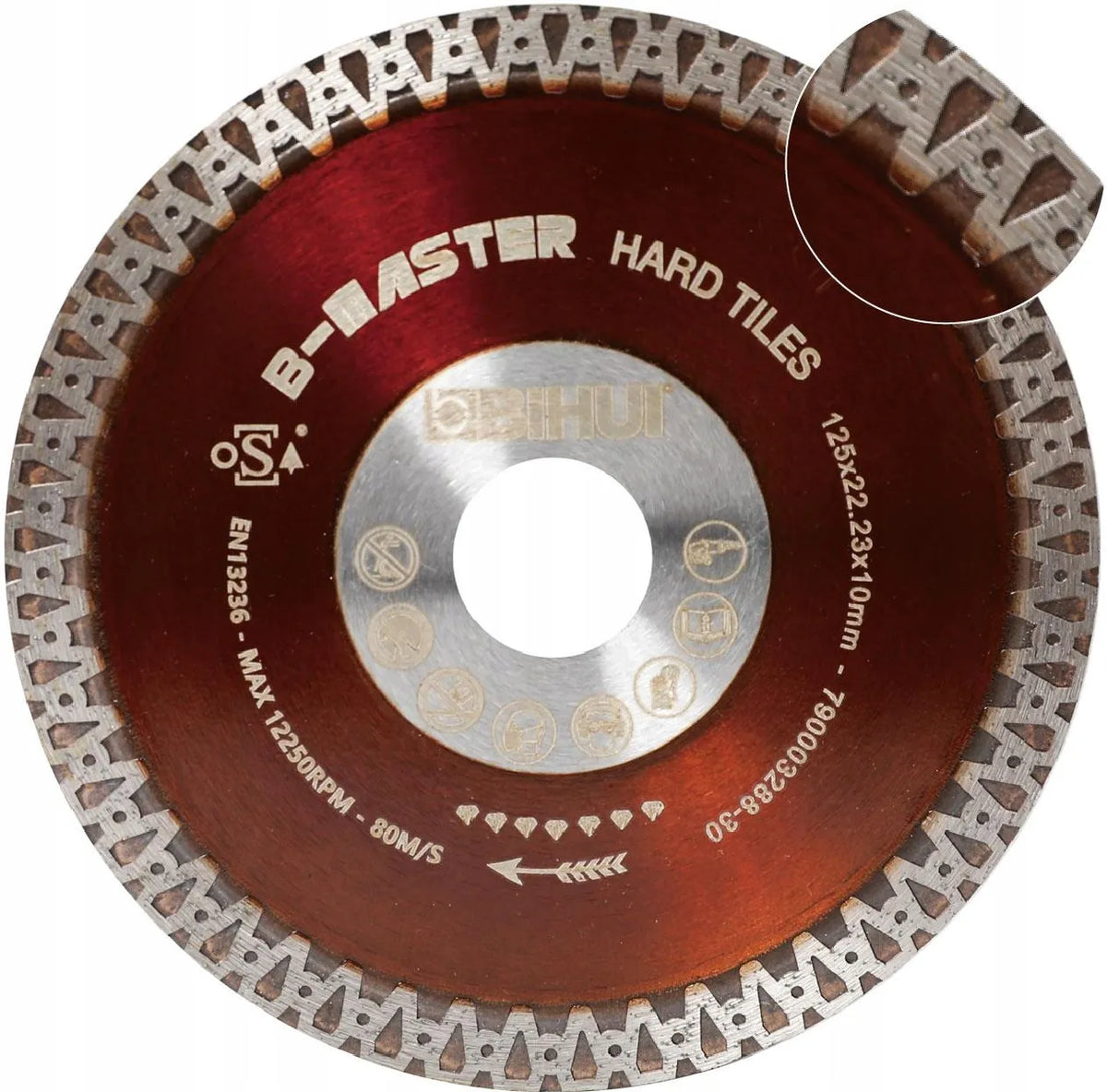 Bihui Tarcza do Gresu uniw. B-master 1,2mm fi 125mm