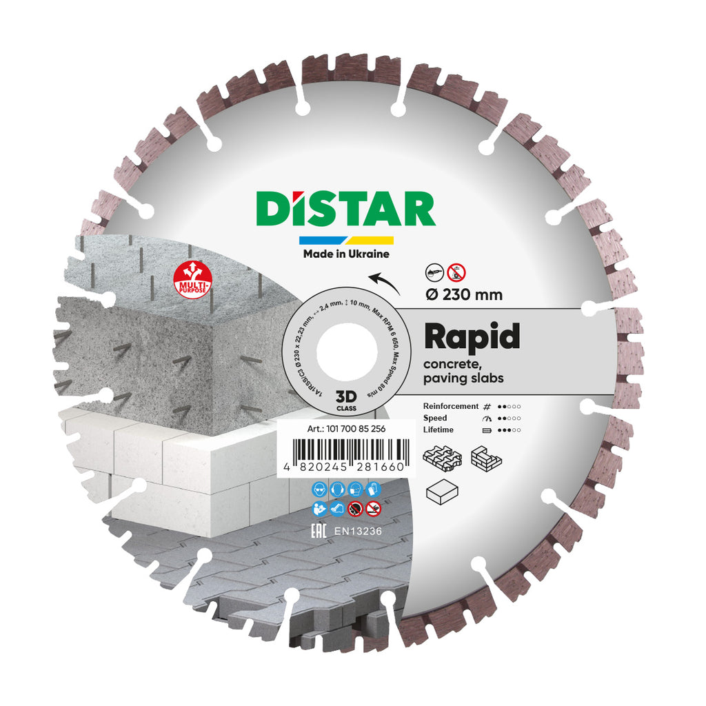 Diamentowa tarcza tnąca 1A1RSS 230 Rapid