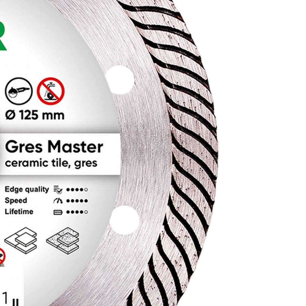 Diamentowa tarcza 1A1R 125 Gres Master