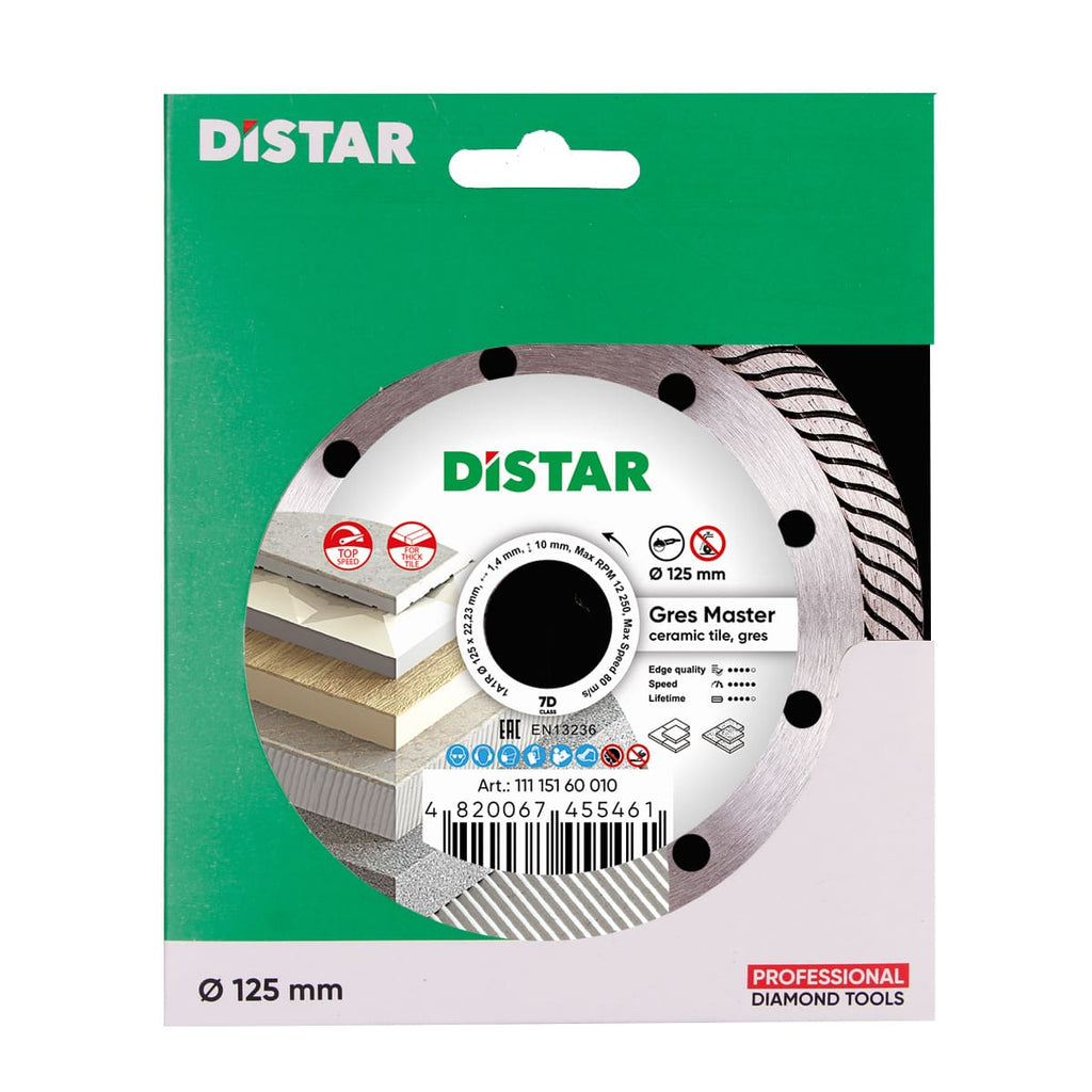 Diamentowa tarcza 1A1R 125 Gres Master