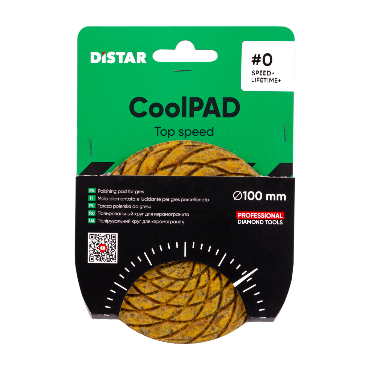 Pad polerski do ceramiki, gresu 100x3x15 CoolPAD 0