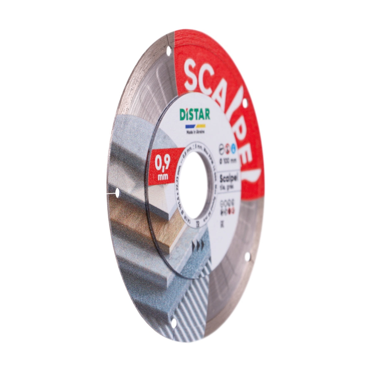 Diamentowa tarcza tnąca Distar 101,6x0,9x22,23 Scalpel