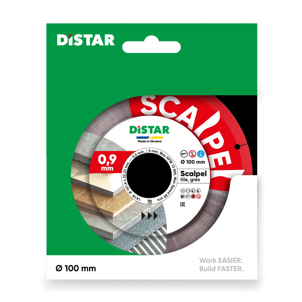 Diamentowa tarcza tnąca Distar 101,6x0,9x22,23 Scalpel