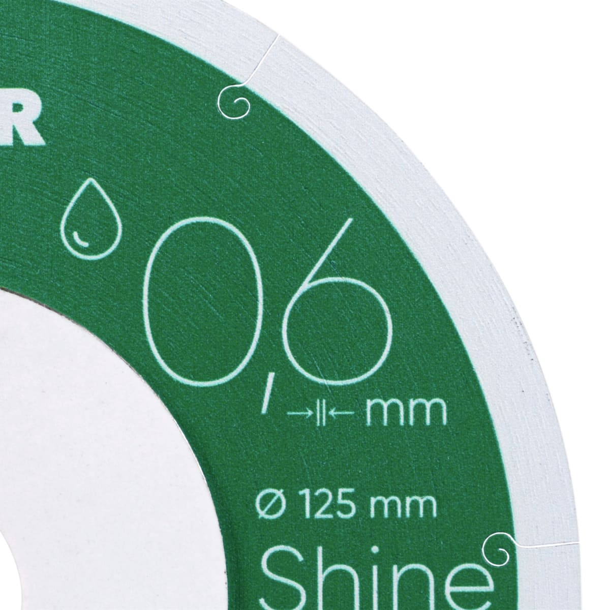 Diamentowa tarcza tnąca 1A1R 125x0,6x22,23 Shine