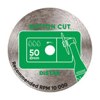 Diamond cutting blade Distar 50x0,8x5,8 ButtonCut