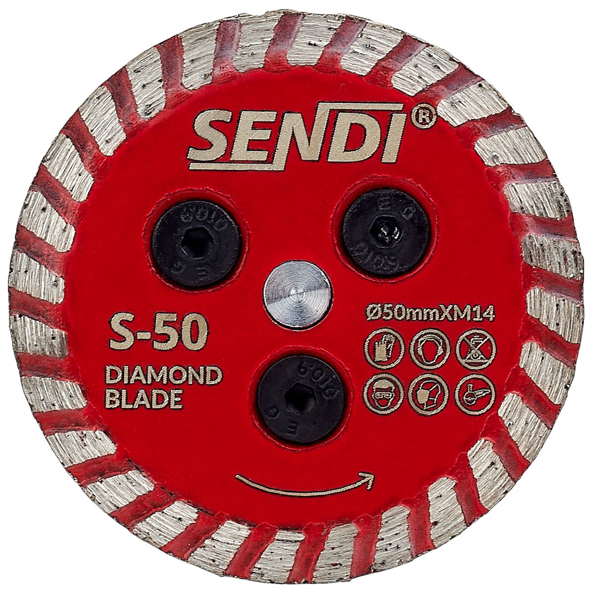Tarcza diamentowa do gresu SENDI S-50 Ø50/M14
