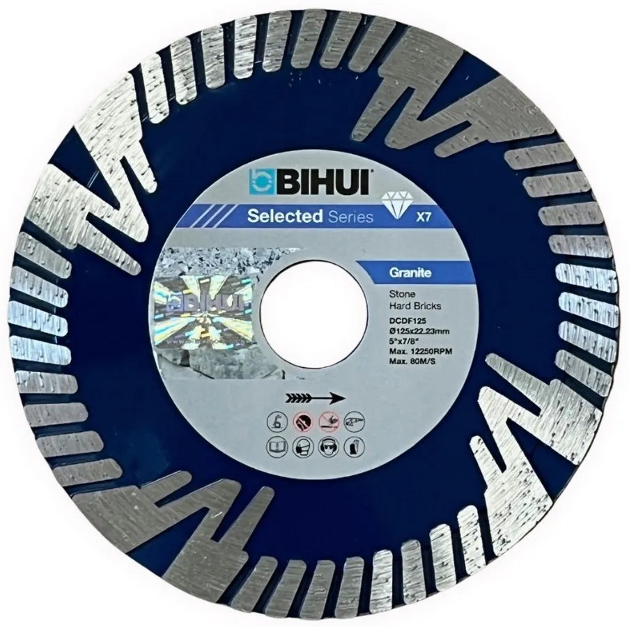 BIHUI TARCZA DIAMENTOWA B-FAST DO TWARDYCH MATERIAŁÓW 125mm