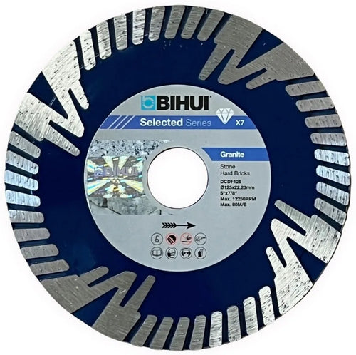 BIHUI TARCZA DIAMENTOWA B-FAST DO TWARDYCH MATERIAŁÓW 125mm